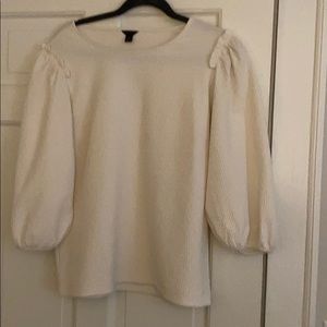 Ann Taylor cream  Blouse